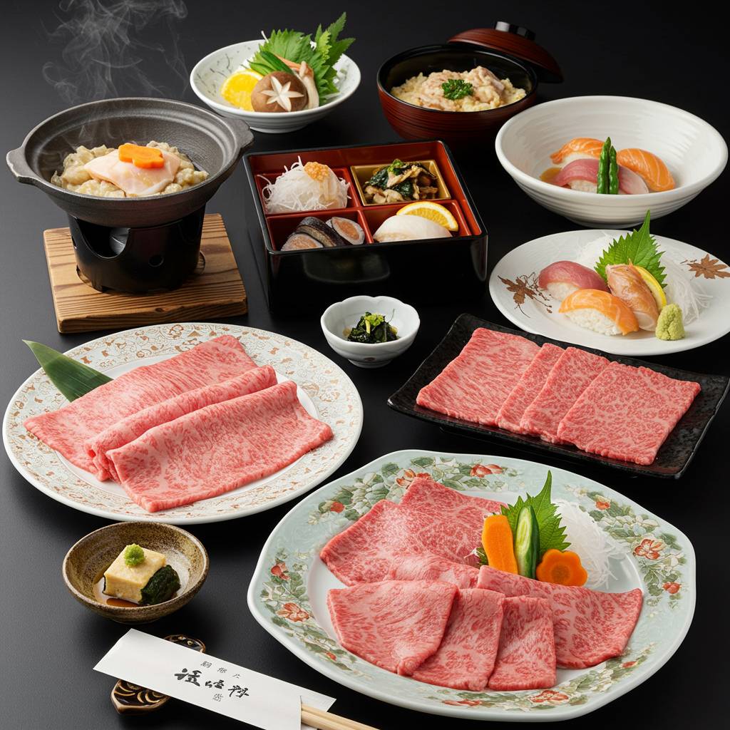松阪牛を使った極上仕出し料理の世界